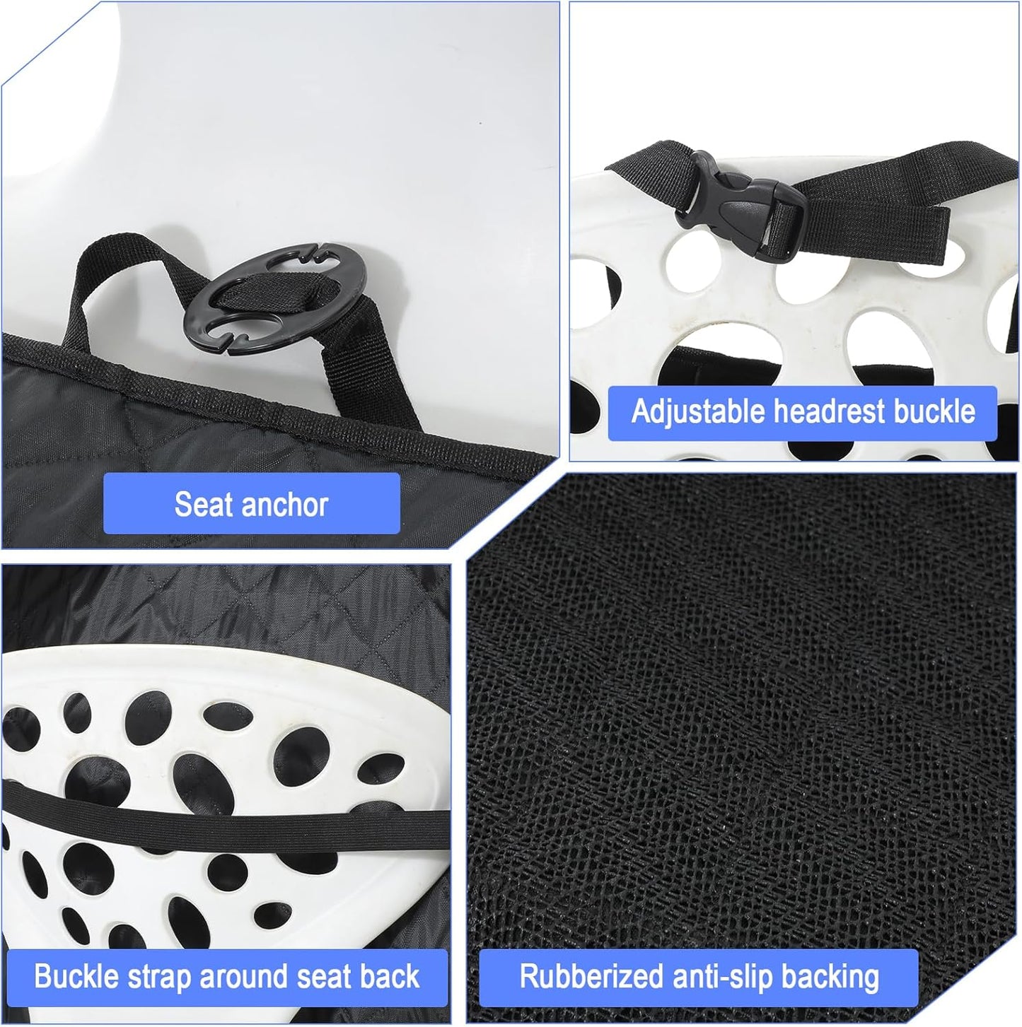 2 Pack Front Dog Car Seat Cover, Waterproof 600D Oxford Pet