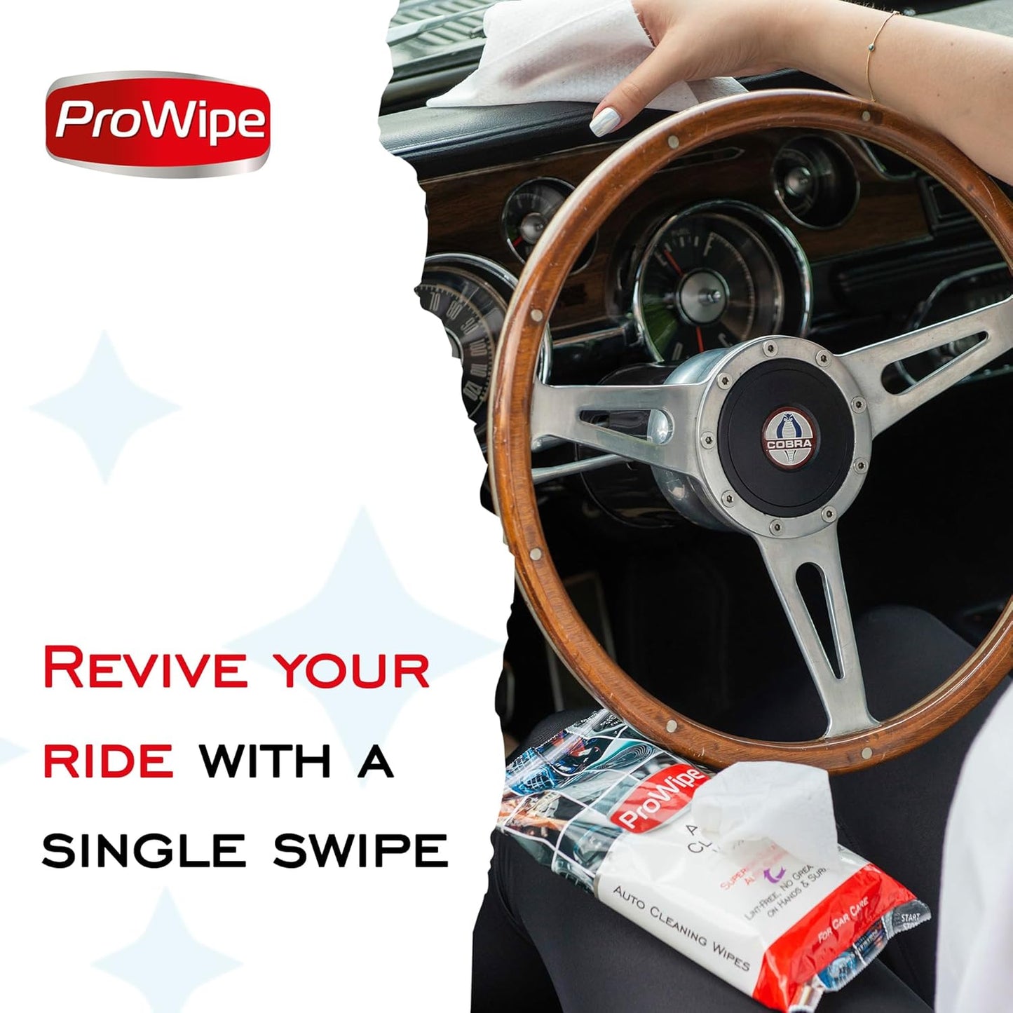 Car Cleaning Wipes - Car Interior Cleaner, Dashboard
