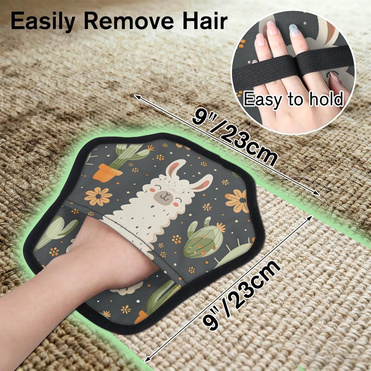 Pet Hair Removal Glove for Dogs Cats Reusable Washable Set