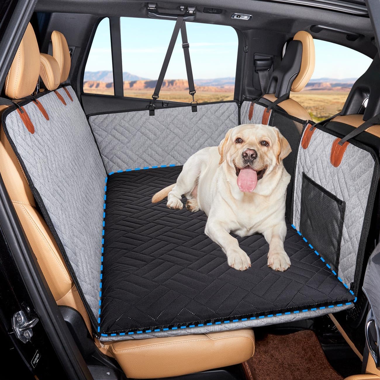 Dog Mat for Back Seat Extender for Dogs,Dog Bed for Car,Pet