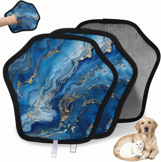 Pet Hair Removal Glove for Dogs Cats Reusable Washable Set