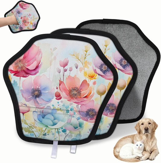 Poppy Spring Summer 2Pcs Electrostatic Reusable Pet Hair