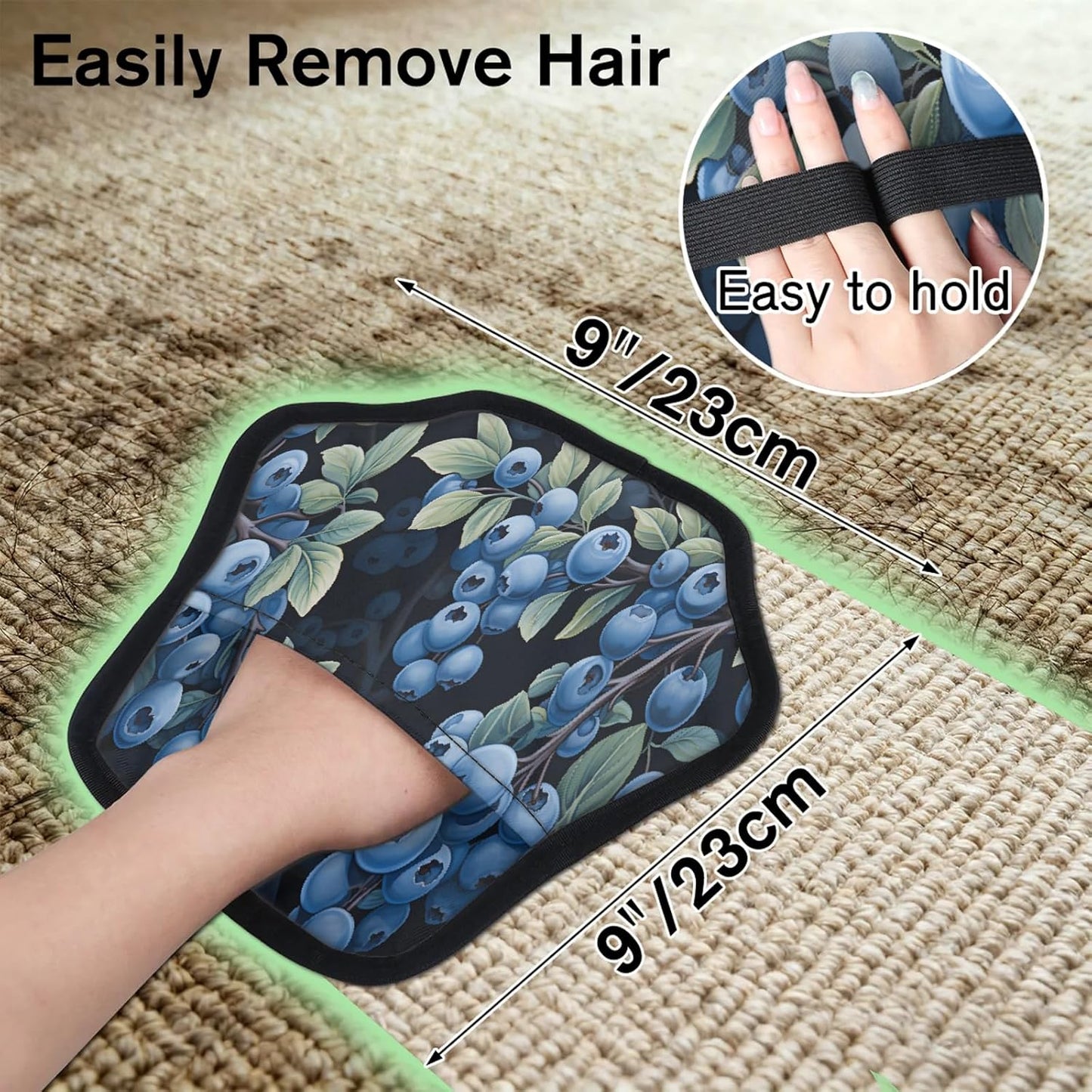 Pet Hair Removal Glove for Dogs Cats Reusable Washable Set