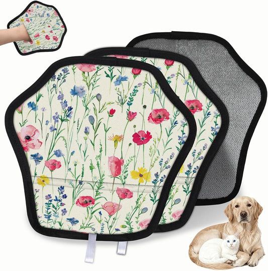 Wildflowers Floral 2Pcs Electrostatic Reusable Pet Hair