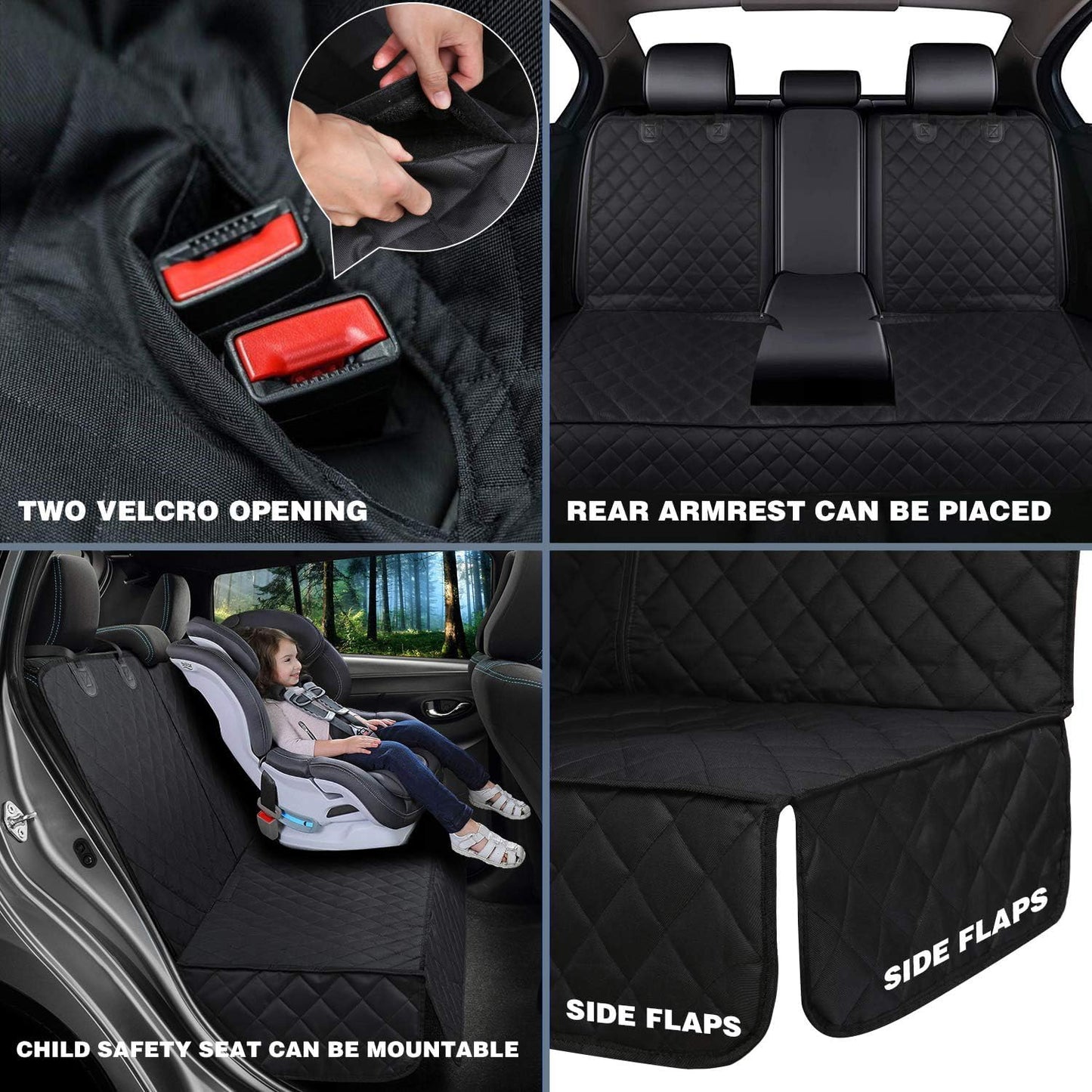 Dog Car Seat Cover for Back Seat for Chevrolet Colorado ZR2