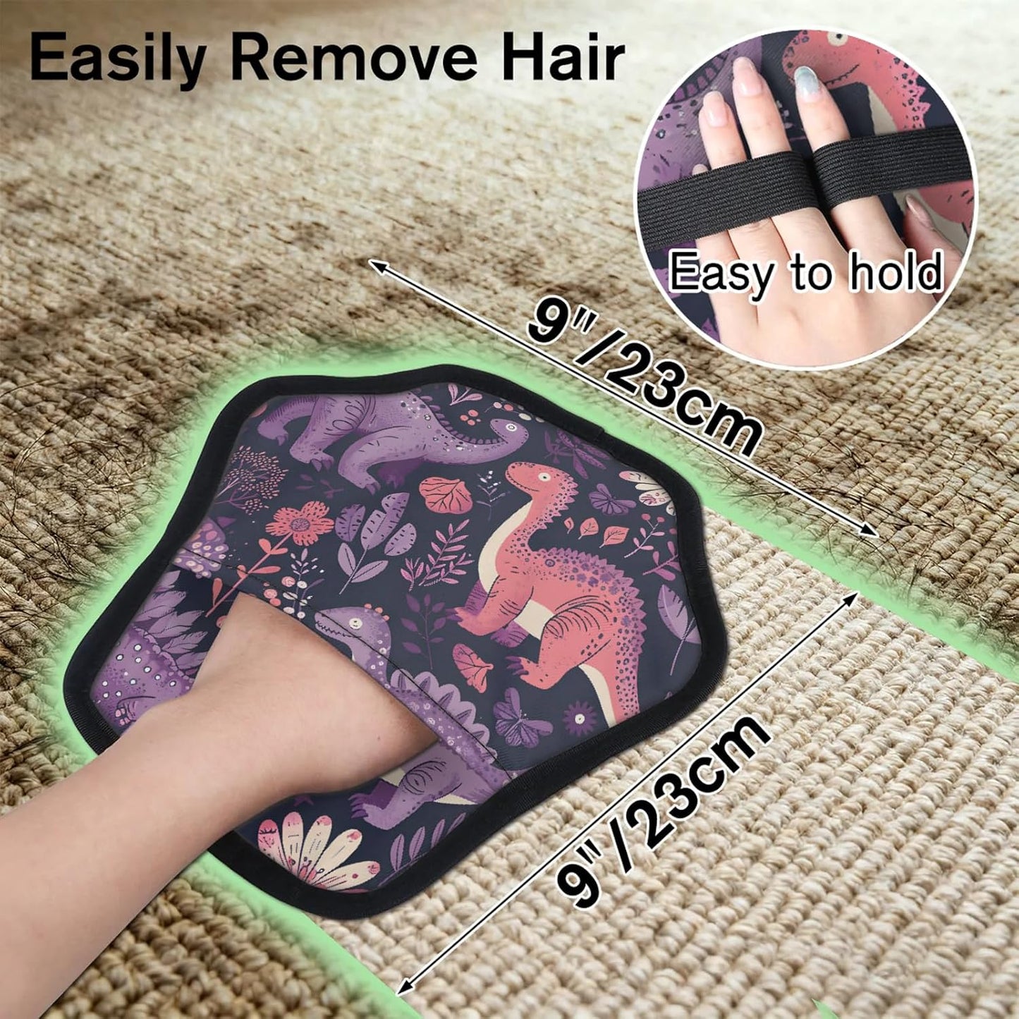 Pet Hair Removal Glove for Dogs Cats Reusable Washable Set