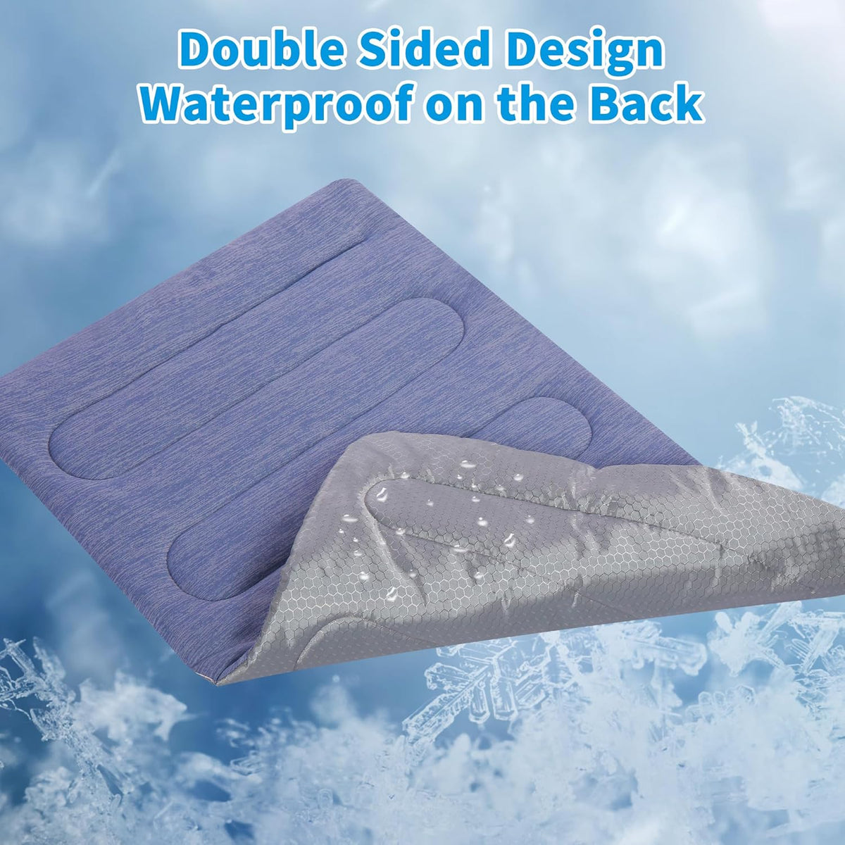 Cooling Mat for Large Dogs - Double-Sided Waterproof &