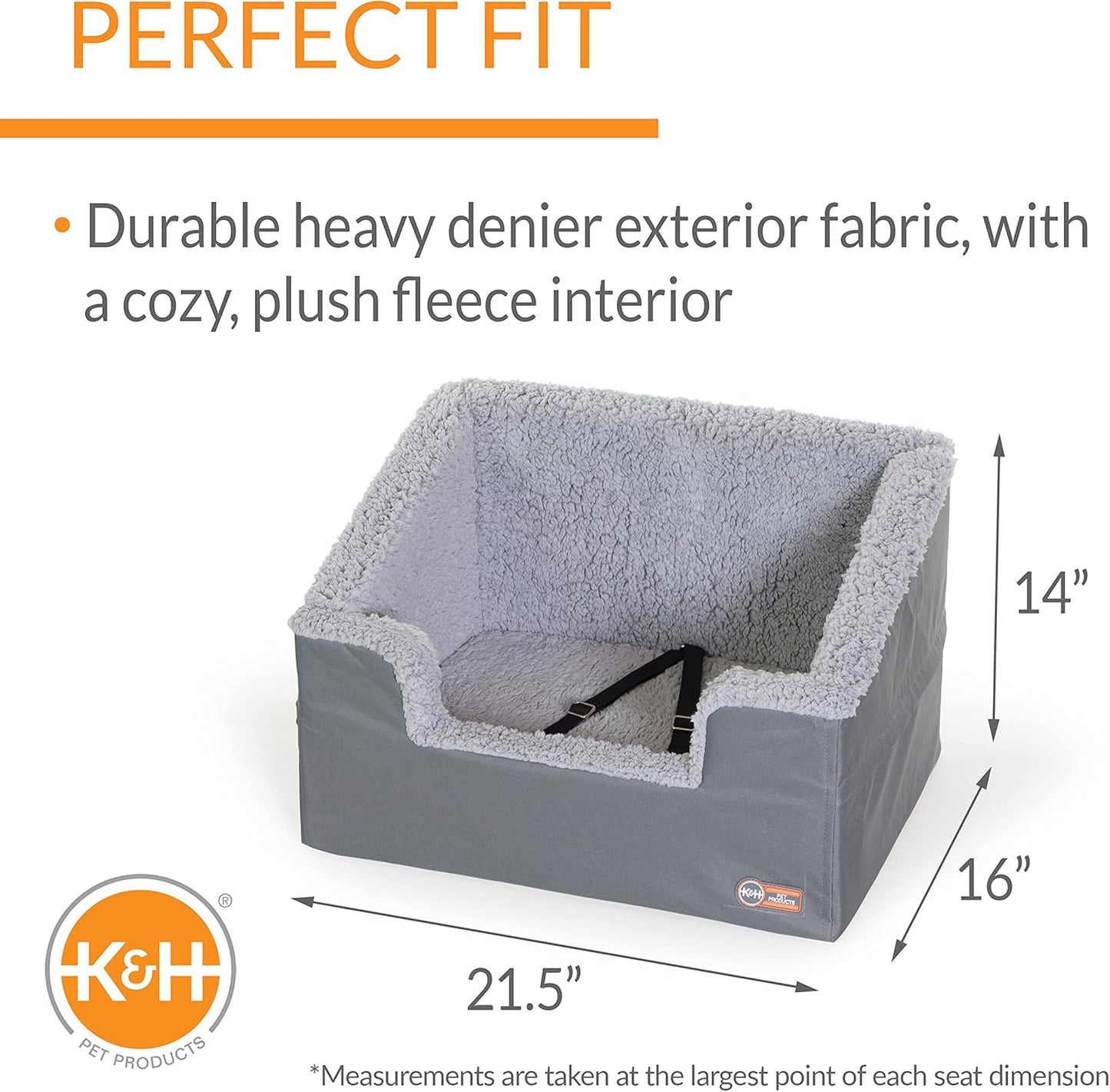 Rectangle Bucket Booster Pet Seat - Dog Booster Seat Car