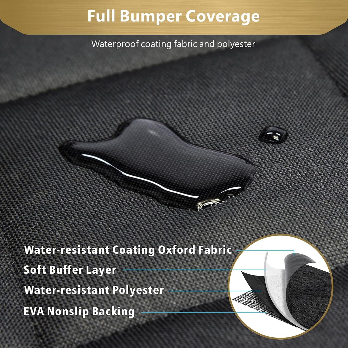 SUV Cargo Liner for Dogs - Waterproof Pet Cargo Liner with
