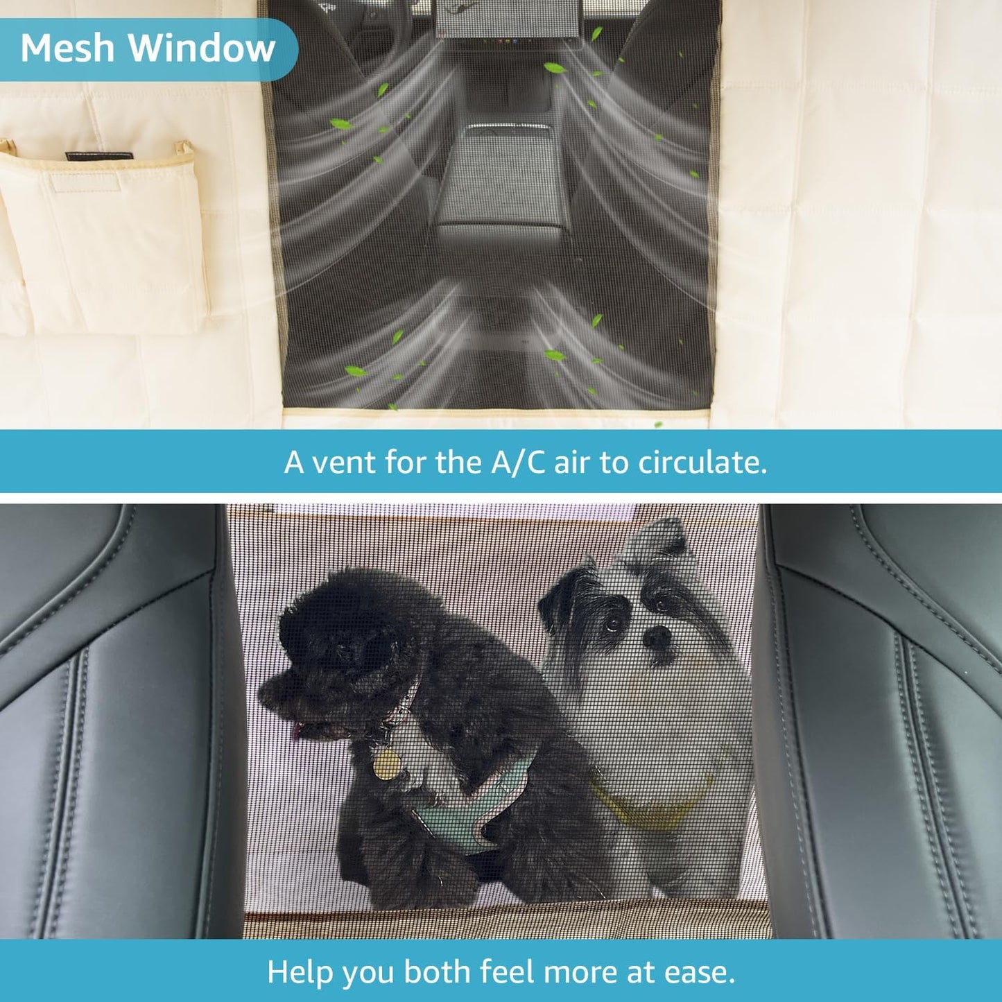 Dog Car Hammock for 2020-2026 Tesla Model Y Back Seat Pet