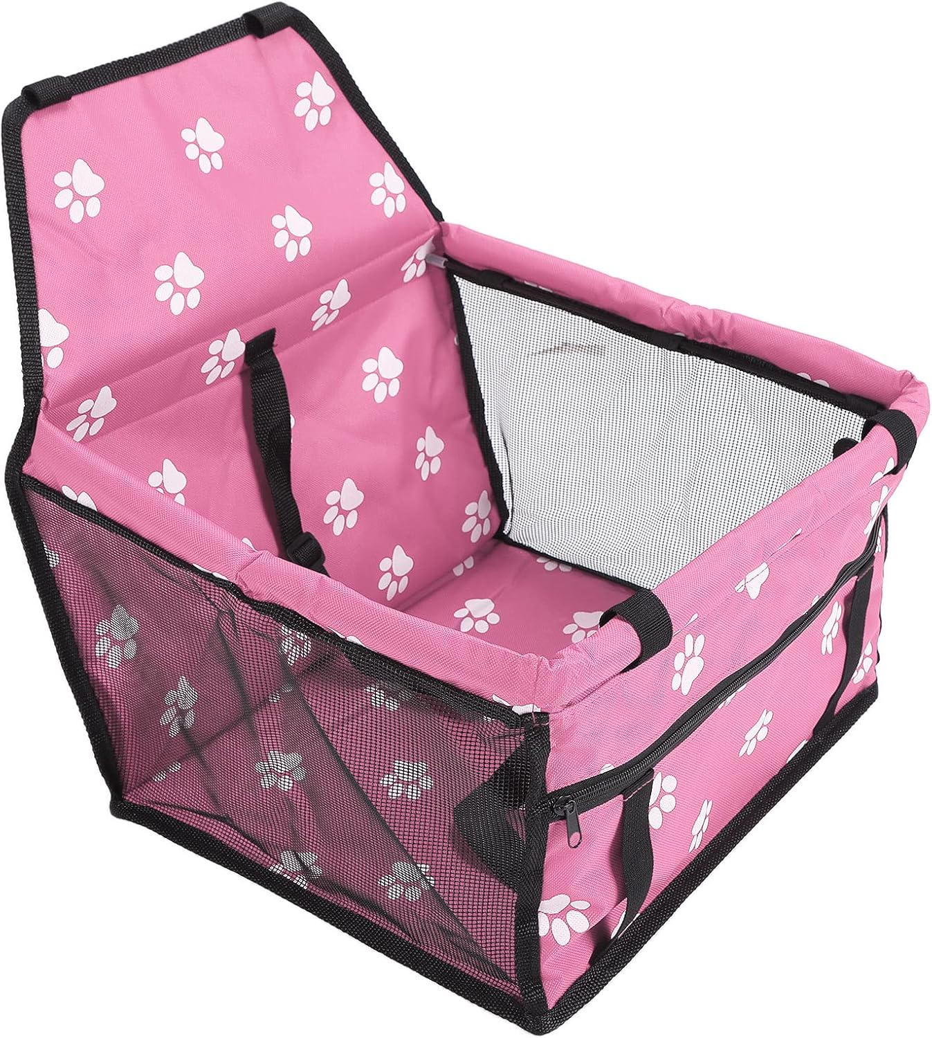Bear Pattern Pet Carrier Cage, Washable Dog Car Seat