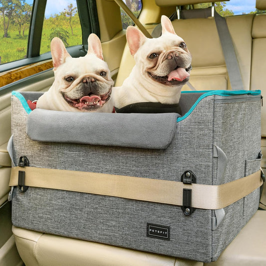 Dog Booster Car Seat for Small/Medium Dogs, Dog Car Seat