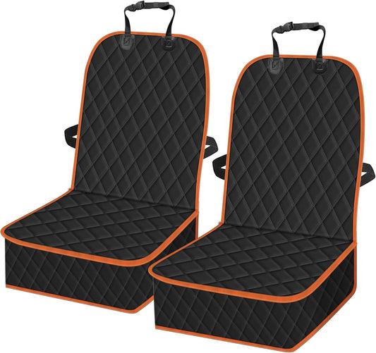 2 Packs Car Front Seat Cover for Dogs, Waterproof Pet Car