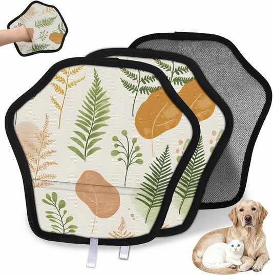 Pet Hair Removal Glove for Dogs Cats Reusable Washable Set