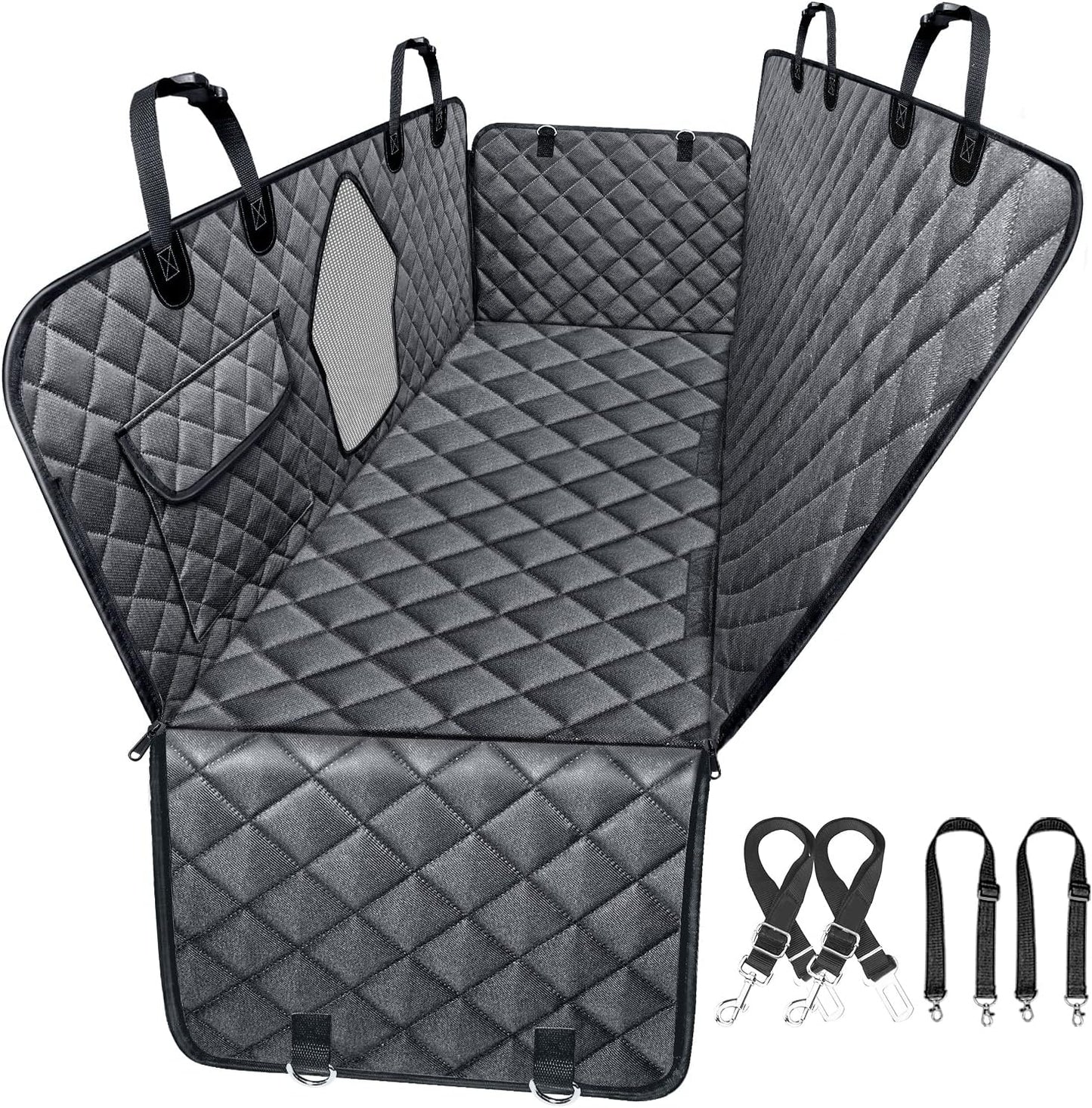 Dog Car Seat Cover for Back Seat, Dog Seat Cover with