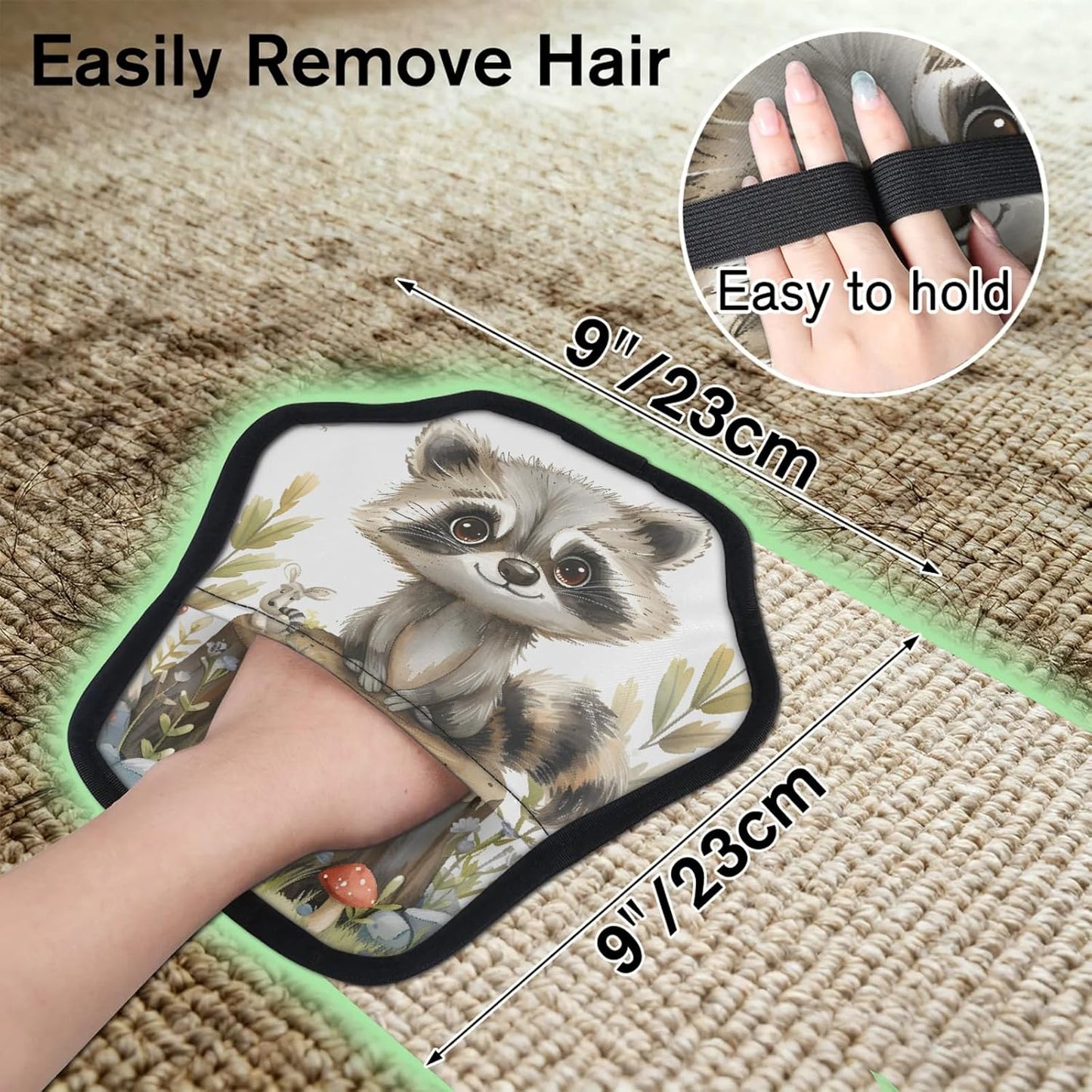 Pet Hair Removal Glove for Dogs Cats Reusable Washable Set