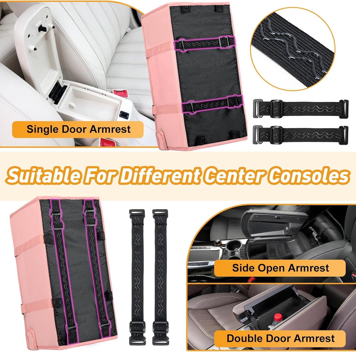 Portable Dog Car Seat for Small Dogs - Adjustable Safety