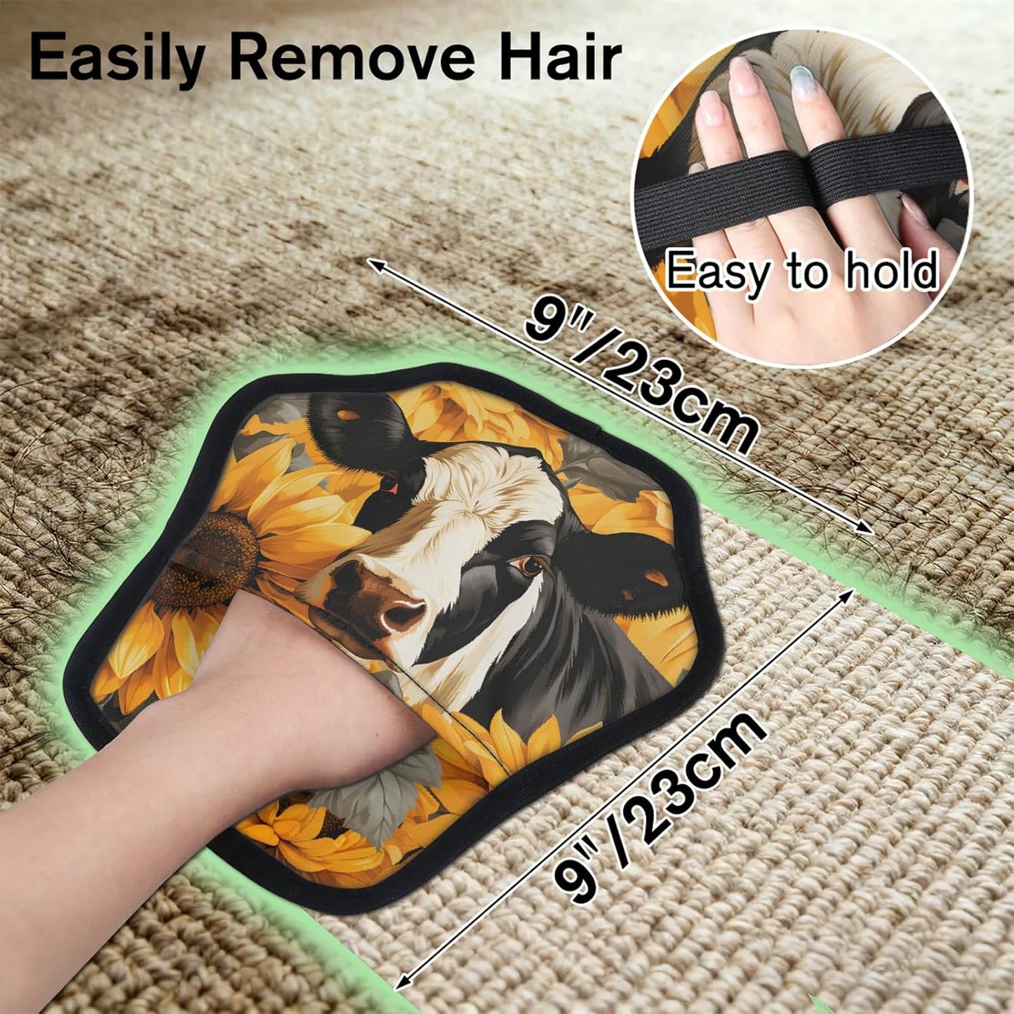 Pet Hair Removal Glove for Dogs Cats Reusable Washable Set