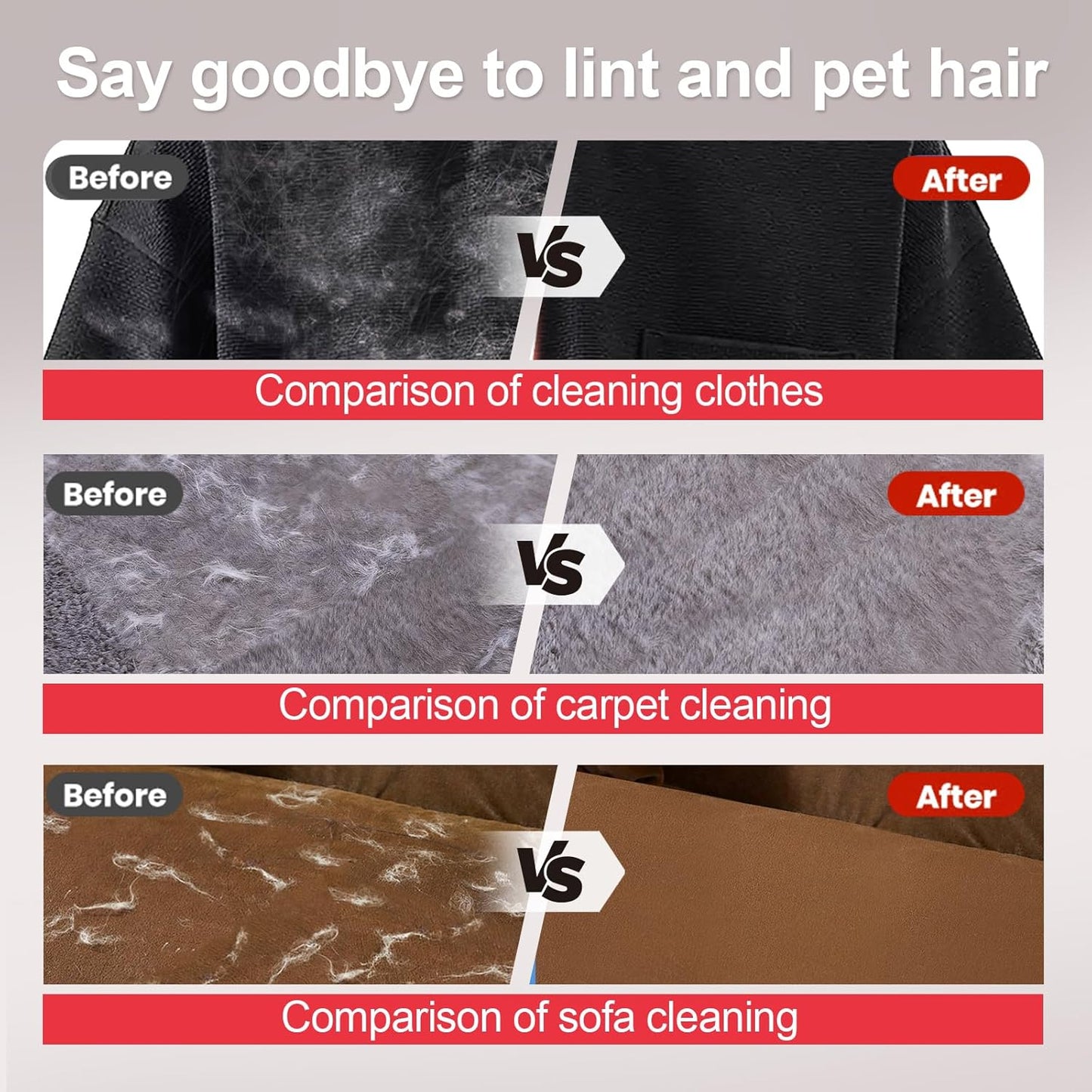 Pet Hair Removal Glove - Magic Brush Electrostatic Mitt