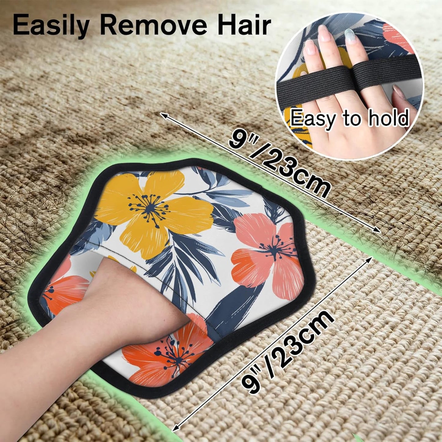Pet Hair Removal Glove for Dogs Cats Reusable Washable Set