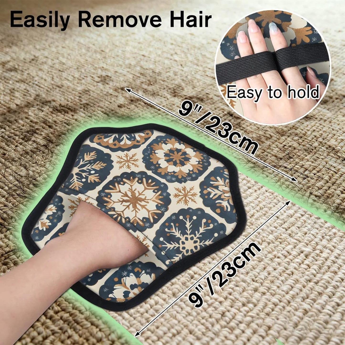 Pet Hair Removal Glove for Dogs Cats Reusable Washable Set