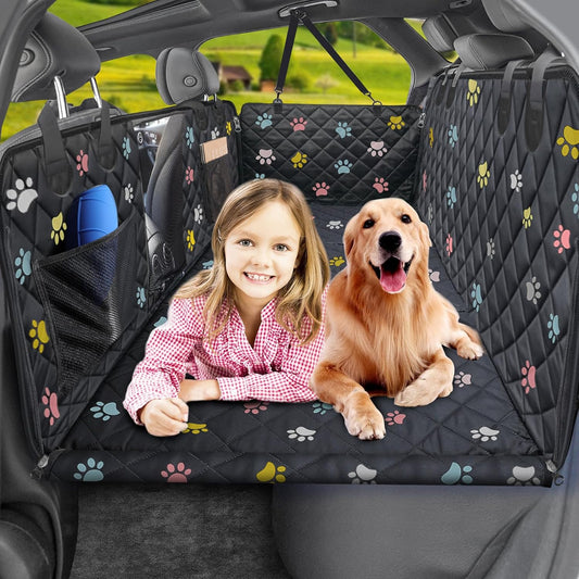 Back Seat Extender for Dogs - Hard Bottom Dog Car Seat