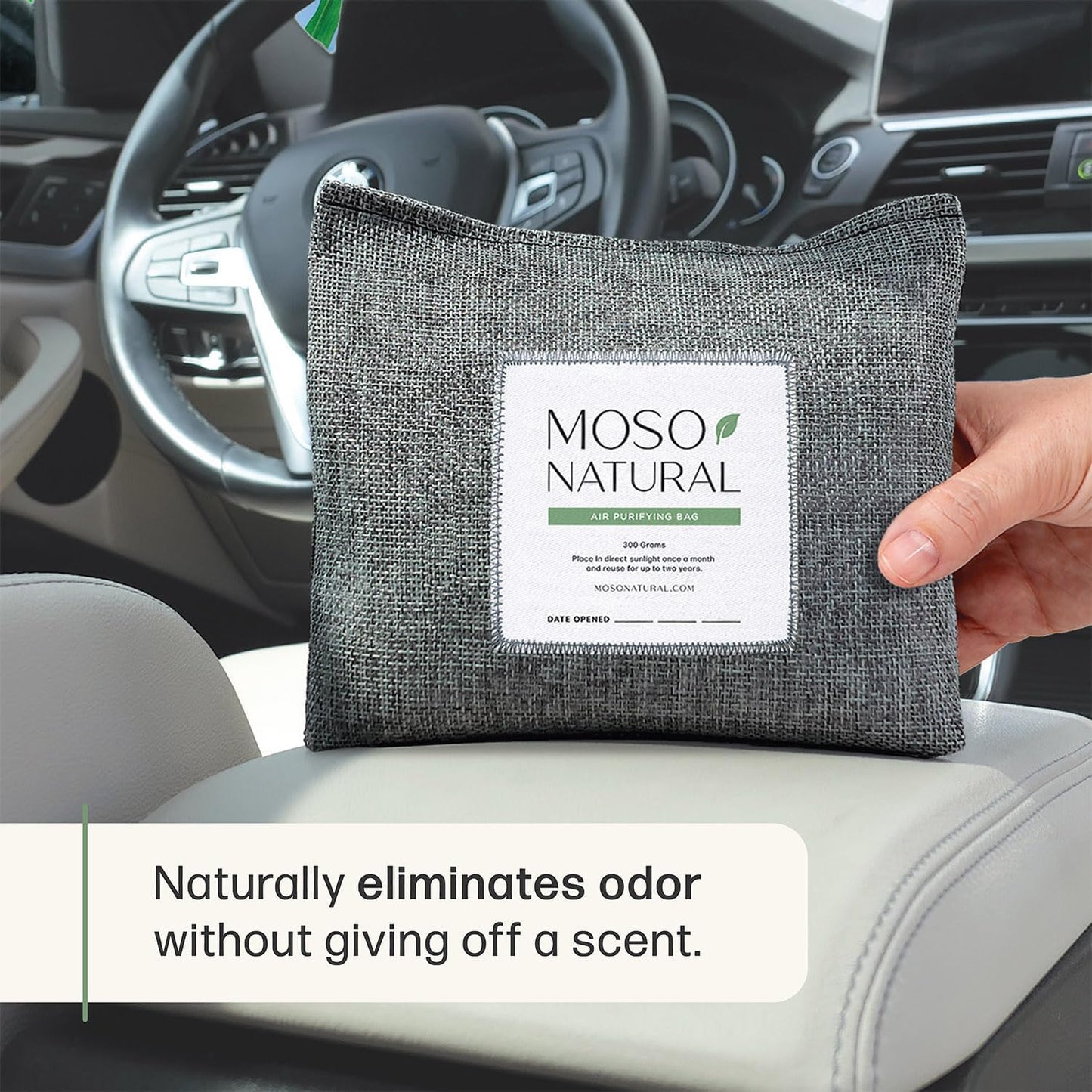 Charcoal Odor Absorber for Cars, 300g Bamboo Charcoal Air