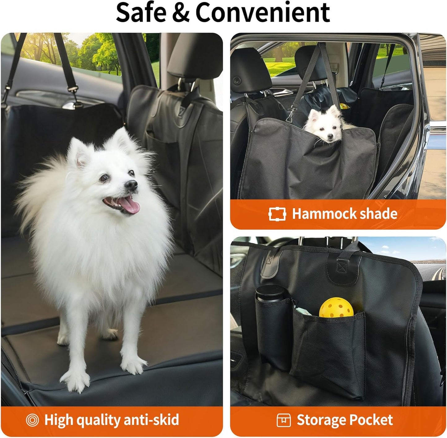 Back Seat Extender for Dogs | Waterproof, Anti-Scratch, PU