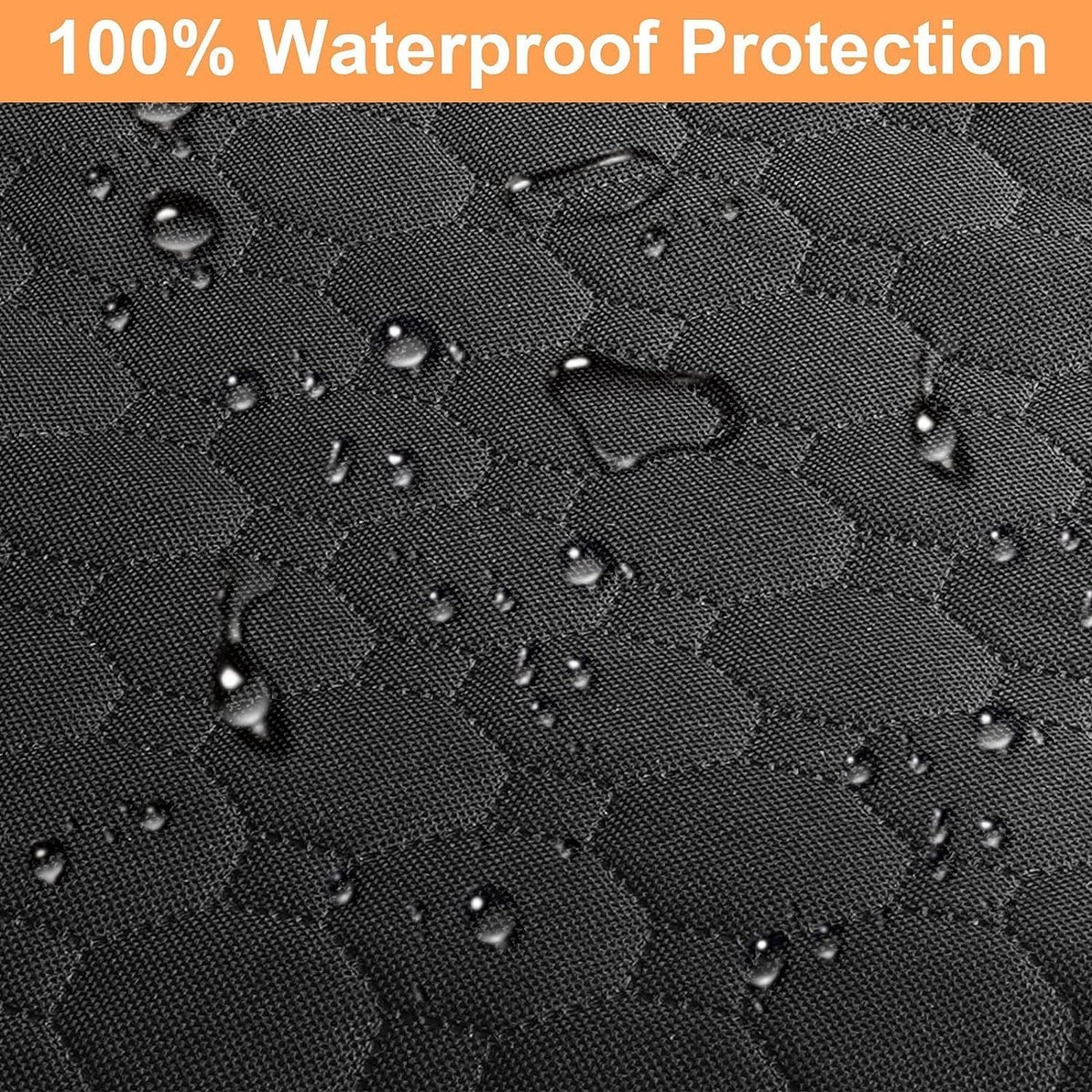 Dog Car Seat Cover for Back Seat, 2025 Upgraded Waterproof