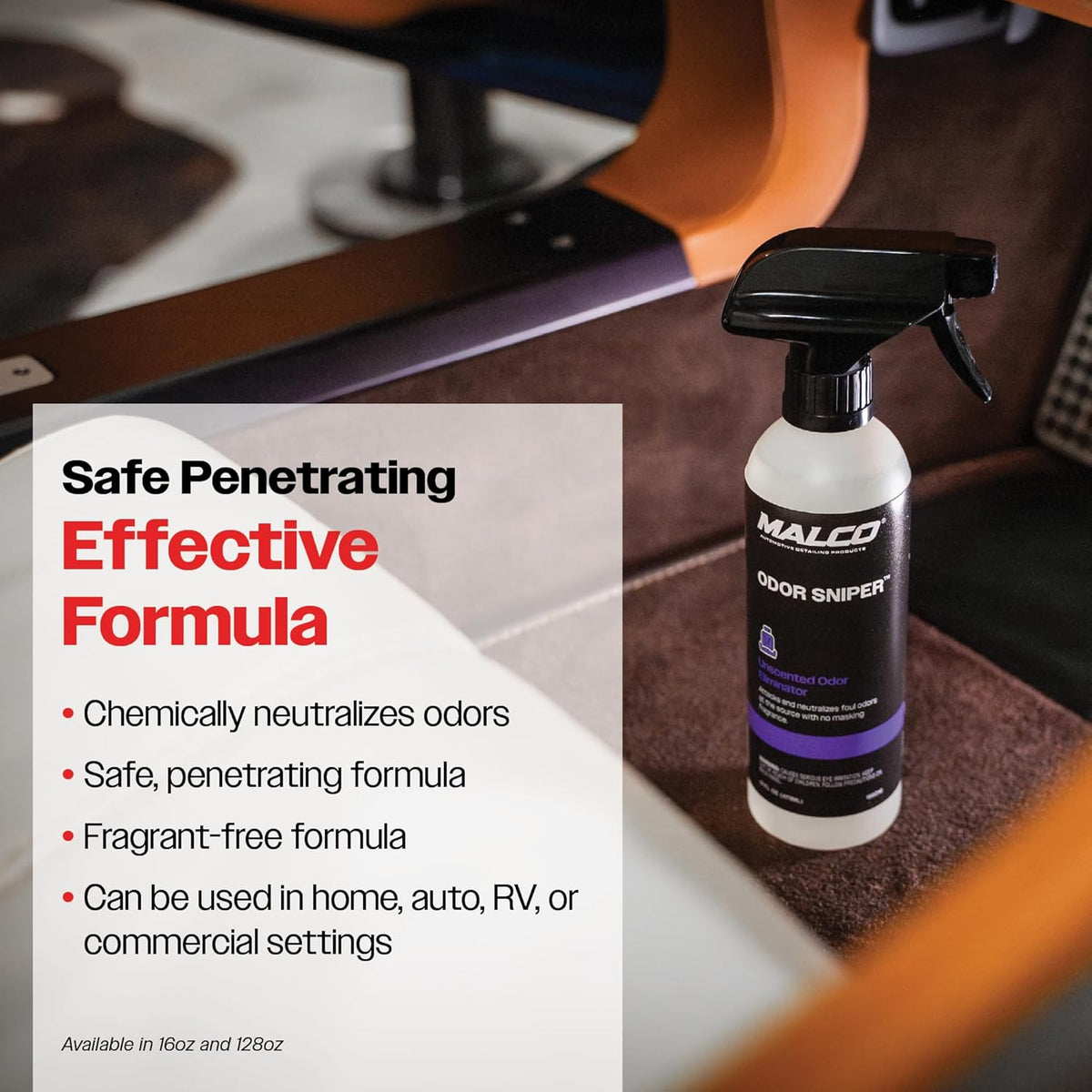 Odor Sniper - Fragrance-Free Odor Eliminator for Car