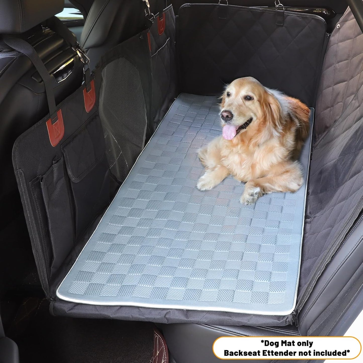 Non-Slip Pet Bed Mat for Back Seat Extender, Hair Resistant
