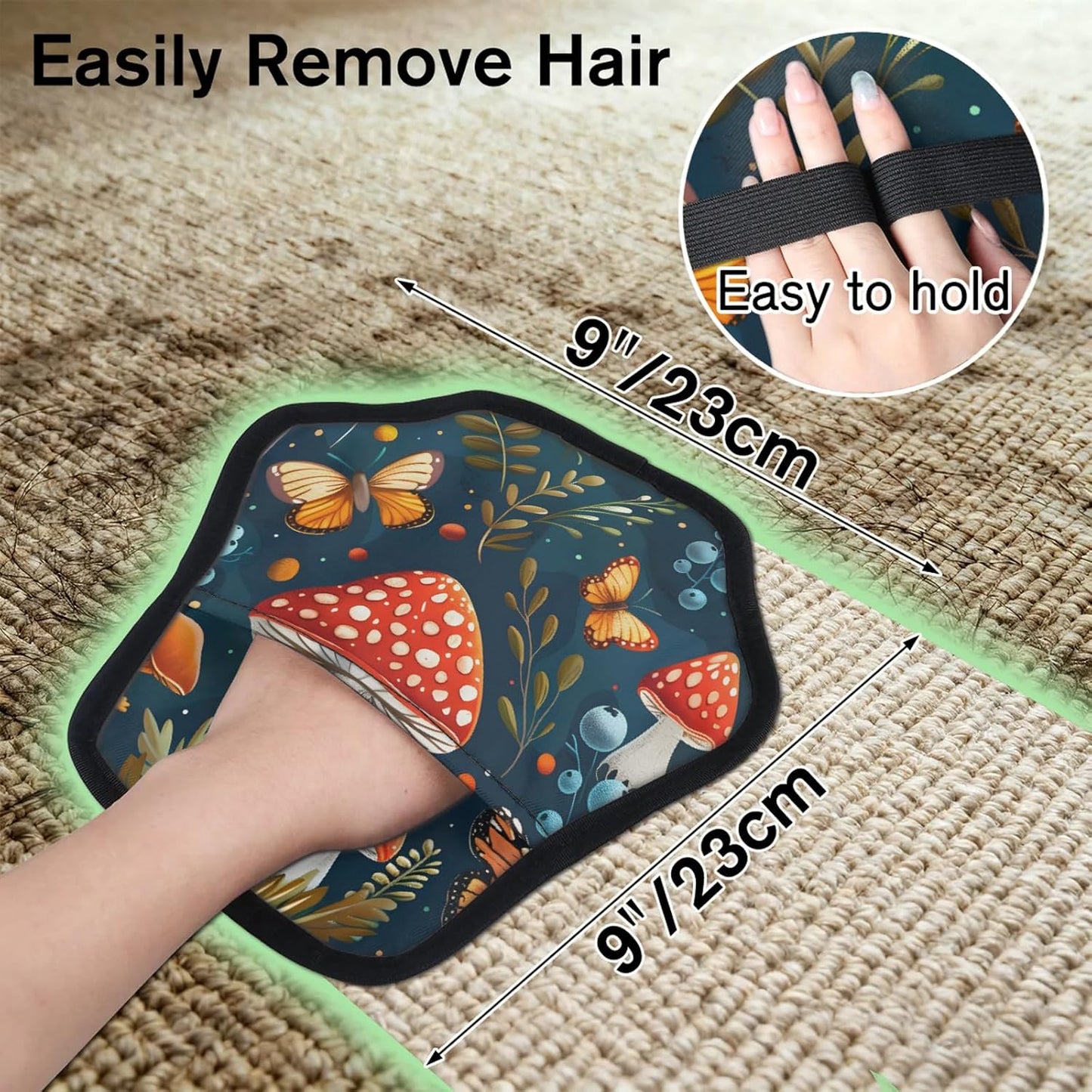 Pet Hair Removal Glove for Dogs Cats Reusable Washable Set