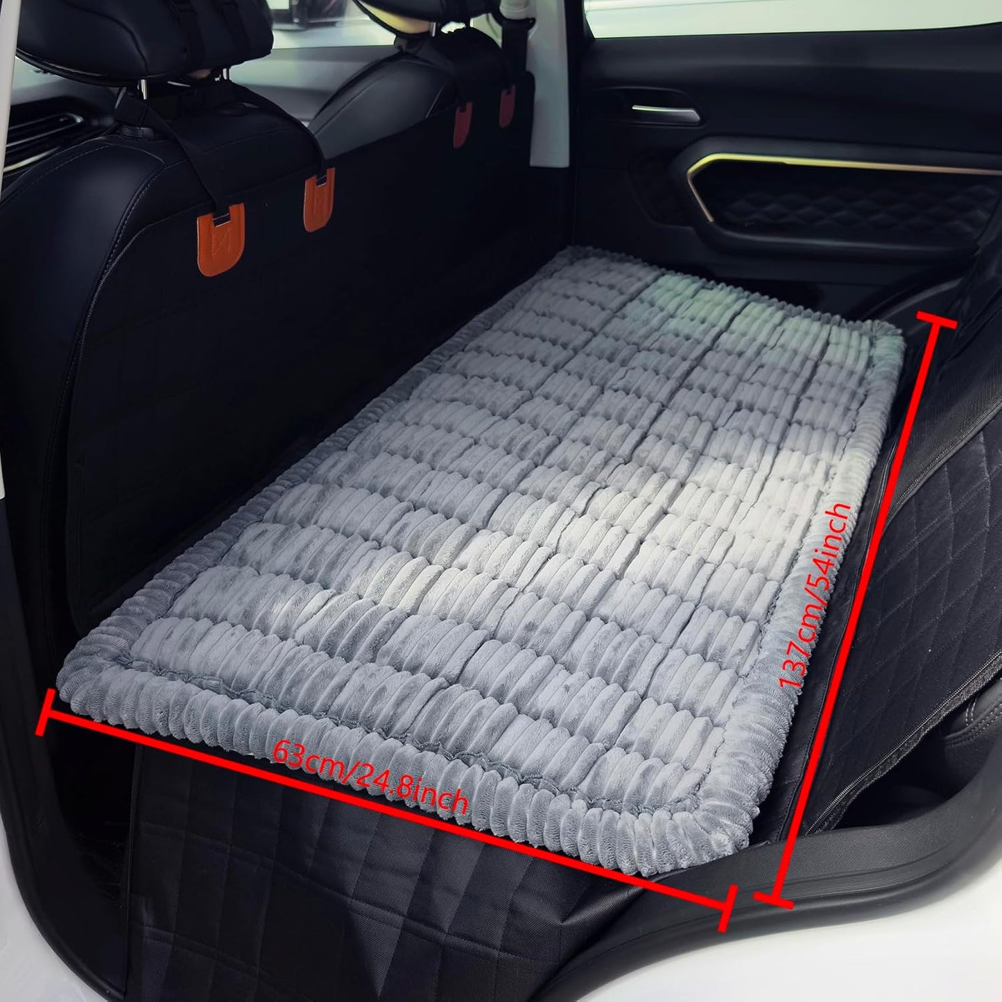 Dog Bed for Car, Backseat Pet Bed Mat, Dog Seat Cover for
