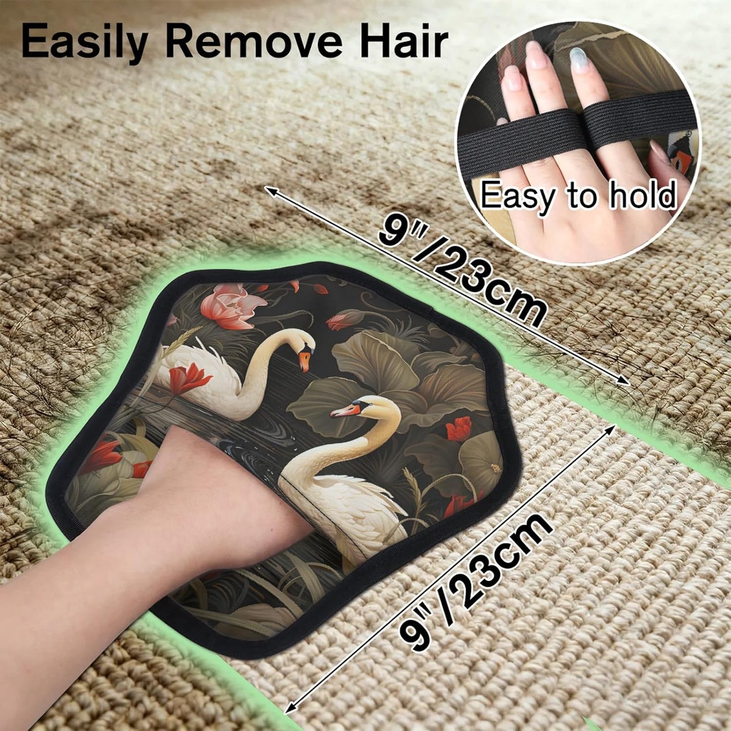 Pet Hair Removal Glove for Dogs Cats Reusable Washable Set