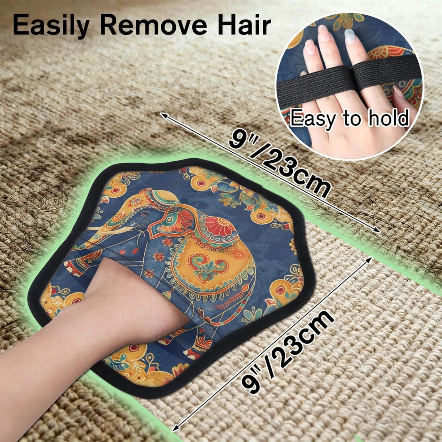 Pet Hair Removal Glove for Dogs Cats Reusable Washable Set
