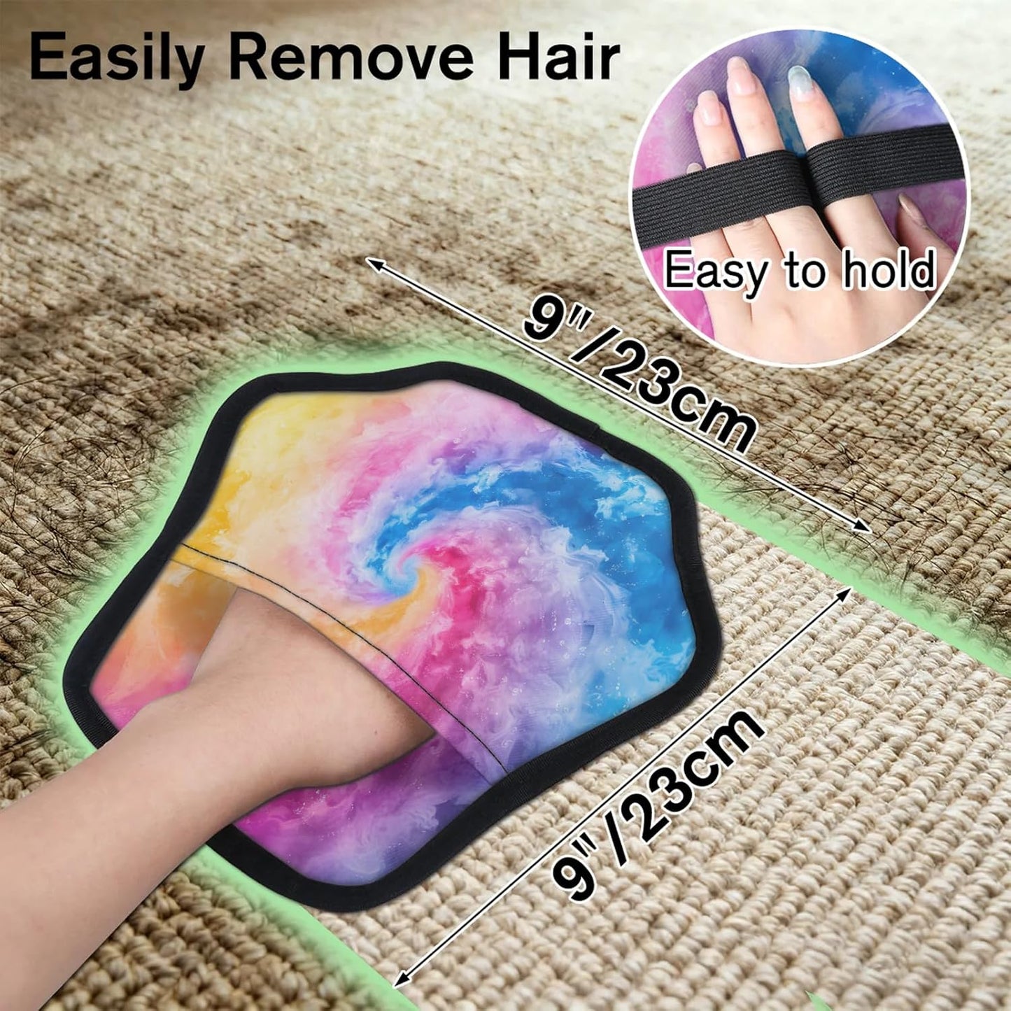 Pet Hair Removal Glove for Dogs Cats Reusable Washable Set
