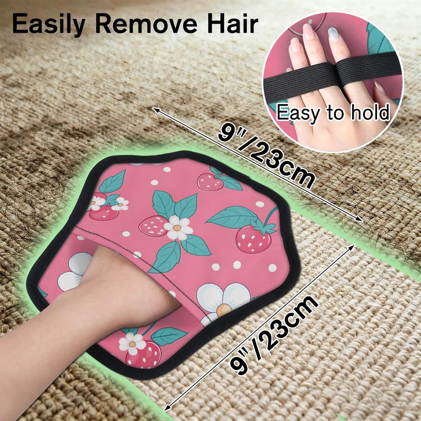 Pet Hair Removal Glove for Dogs Cats Reusable Washable Set