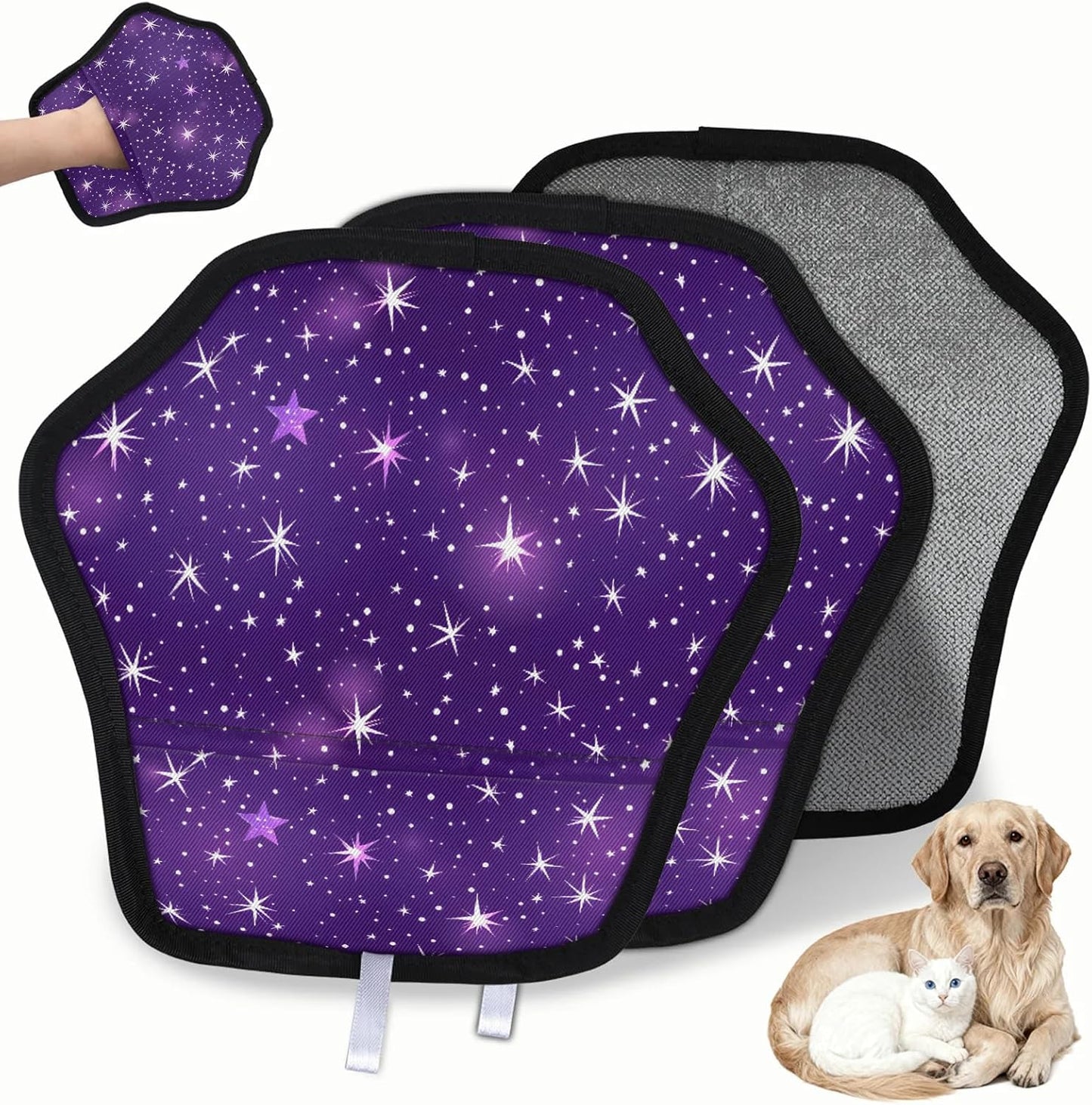 Starry Sky 2Pcs Electrostatic Reusable Pet Hair Removal