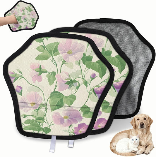 Pet Hair Removal Glove for Dogs Cats Reusable Washable Set