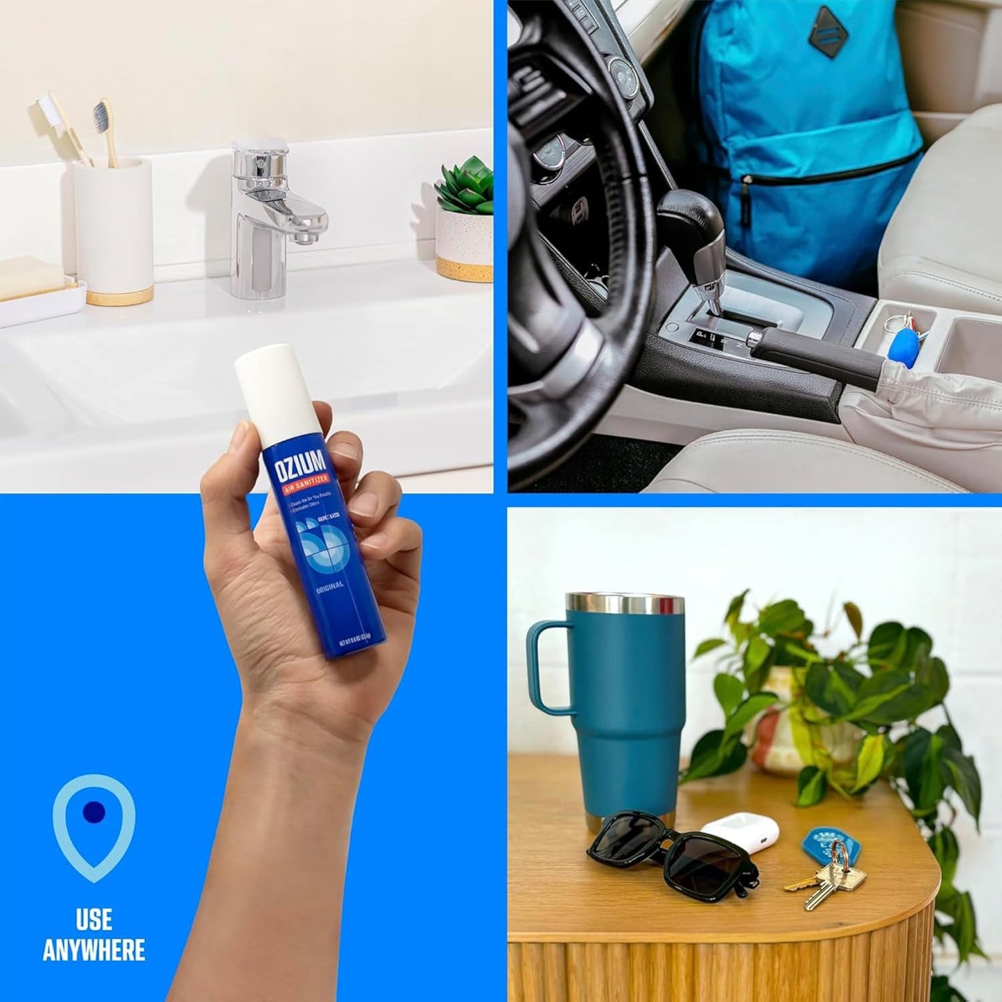Air Sanitizer Spray - Room Odor Eliminator for Home, Car