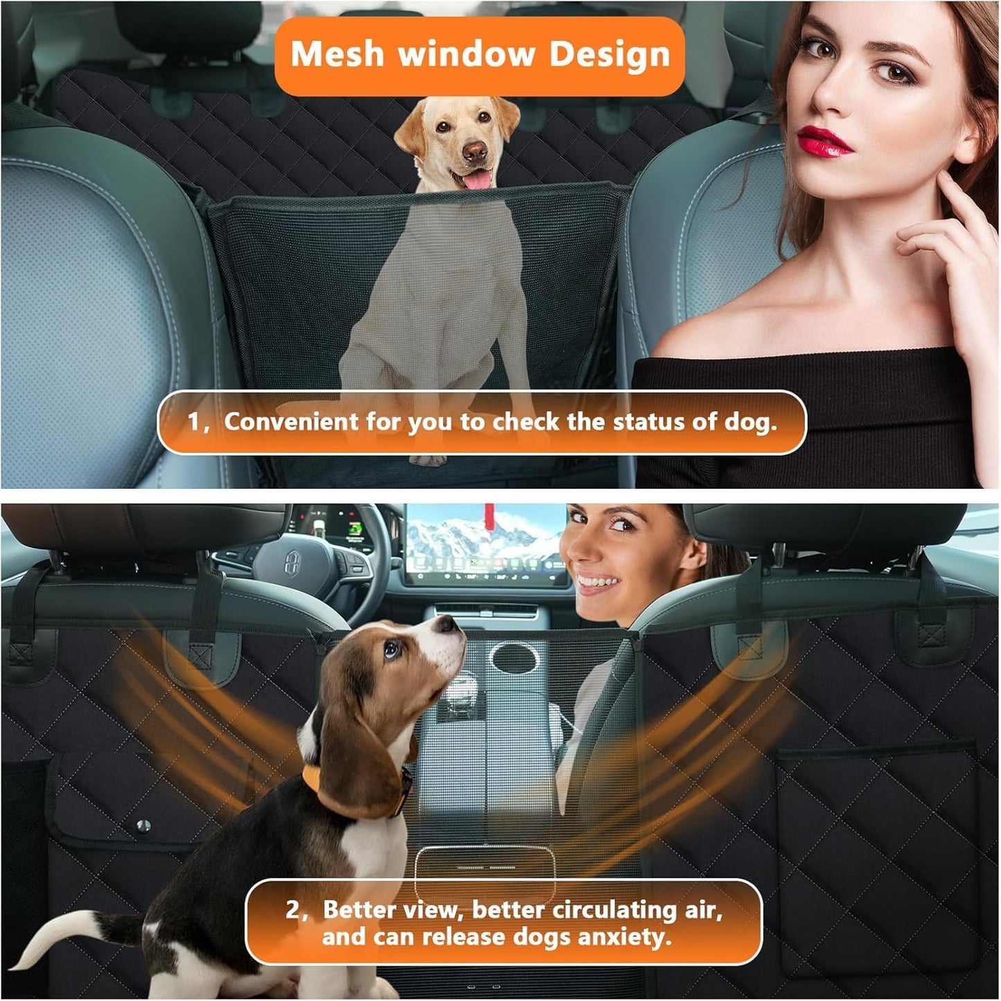 Dog Car Seat Cover for Subaru Forester 2019-2023, 2024