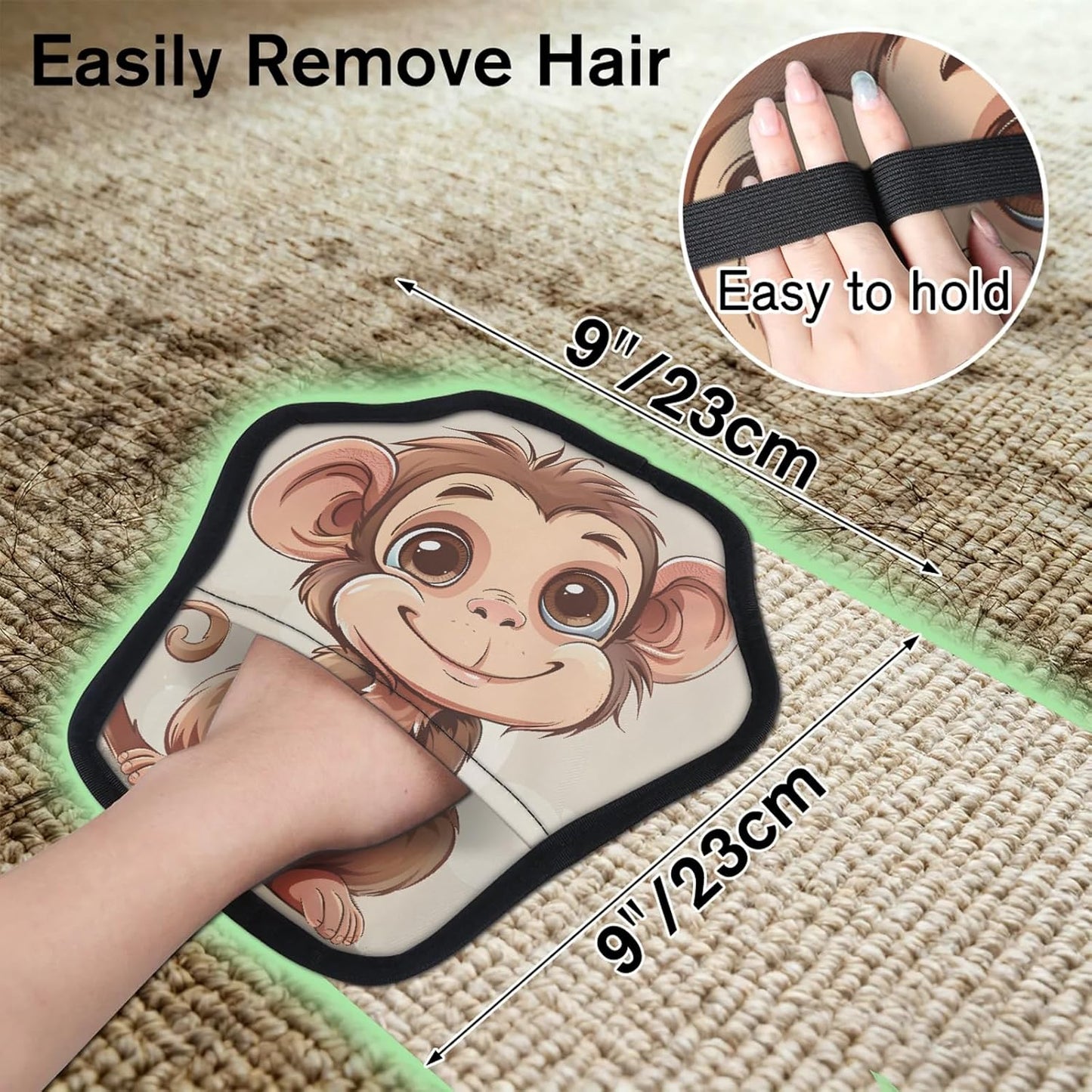 Pet Hair Removal Glove for Dogs Cats Reusable Washable Set