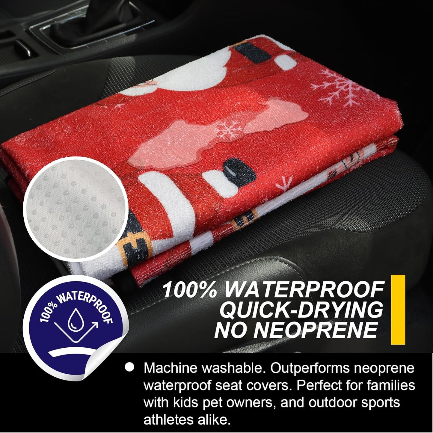 Back Seat Cover for Car Trucks Van SUV,Waterproof Rear