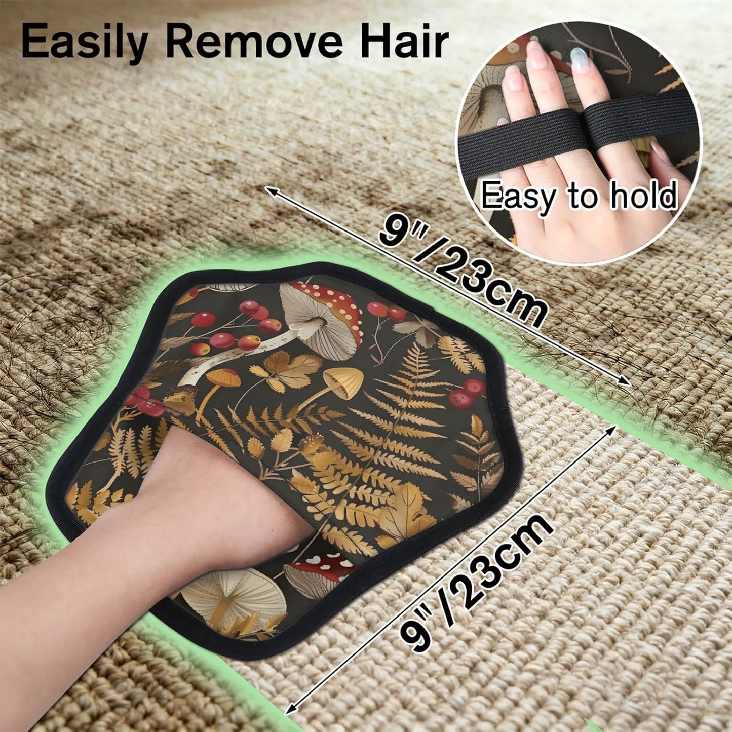 Pet Hair Removal Glove for Dogs Cats Reusable Washable Set