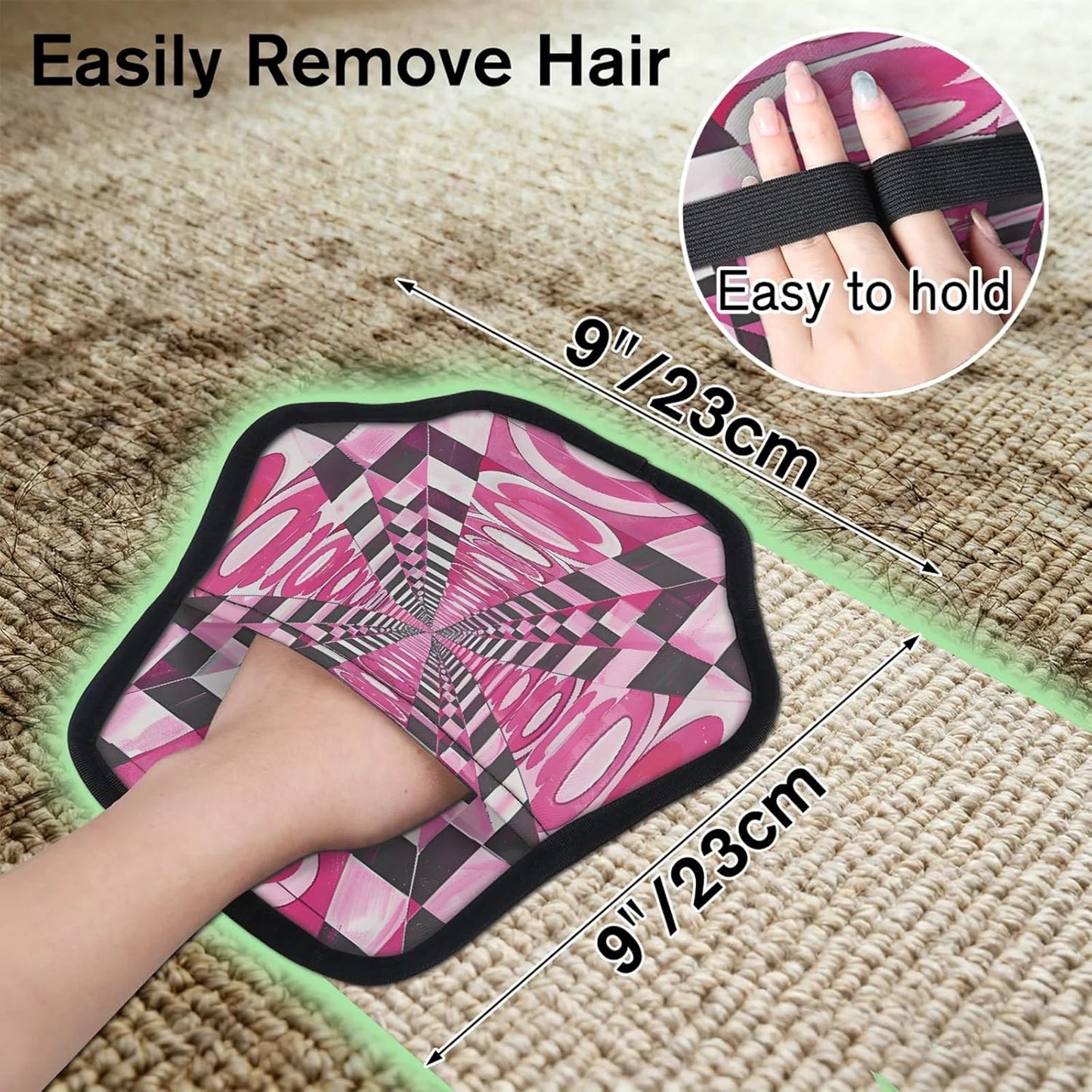 Pet Hair Removal Glove for Dogs Cats Reusable Washable Set