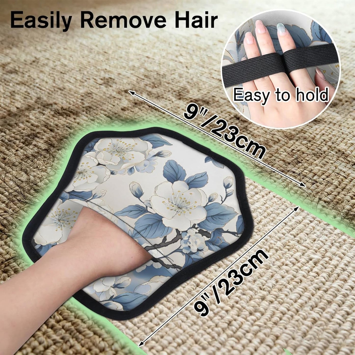 Pet Hair Removal Glove for Dogs Cats Reusable Washable Set