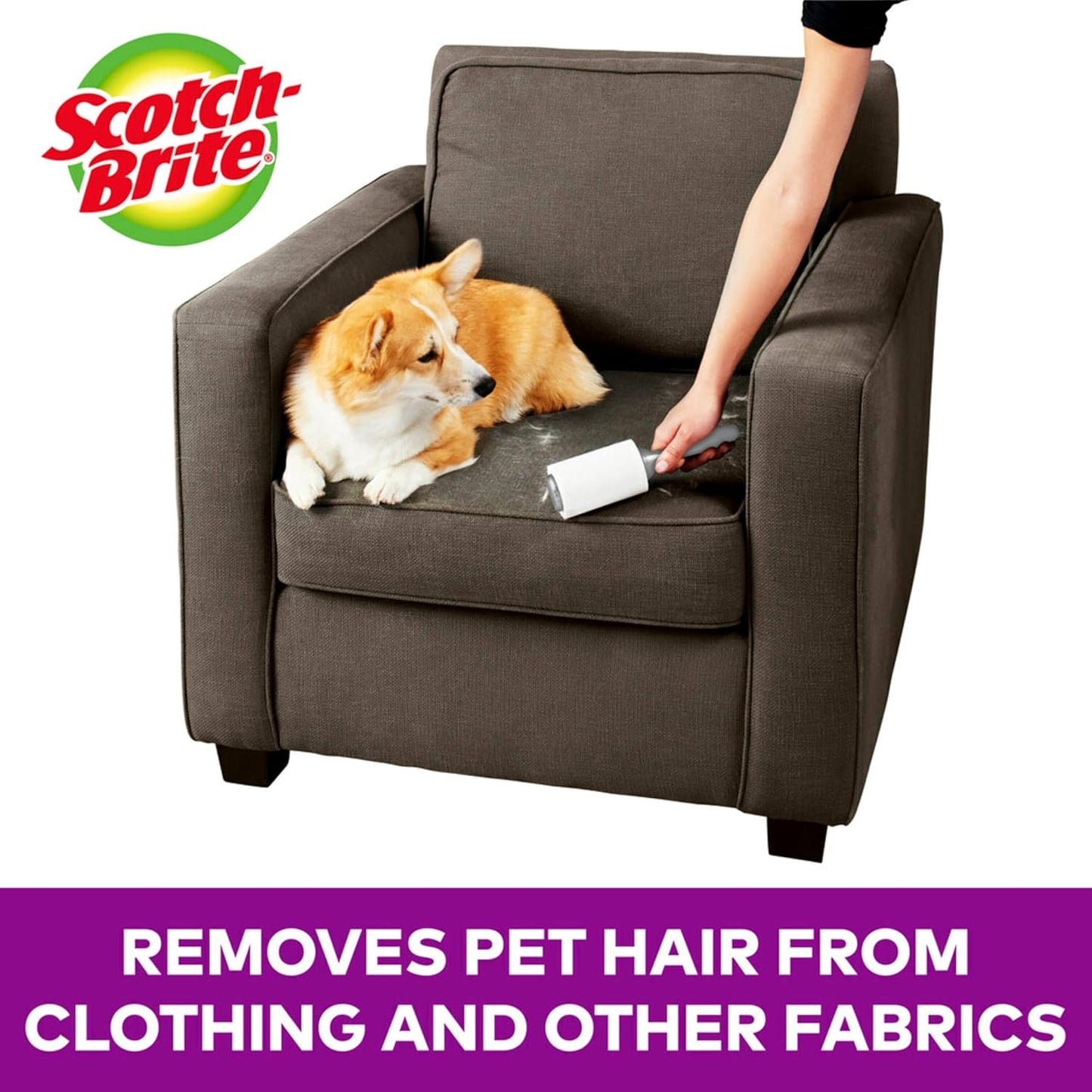 Pet Hair Pickup Extra Sticky Lint Roller, Designed for