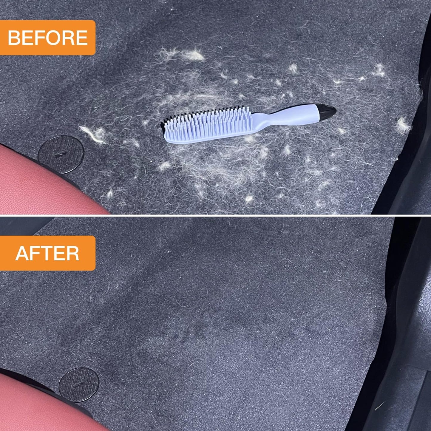 Professional Rubber Dog Hair Remover Brush for Car & Home –