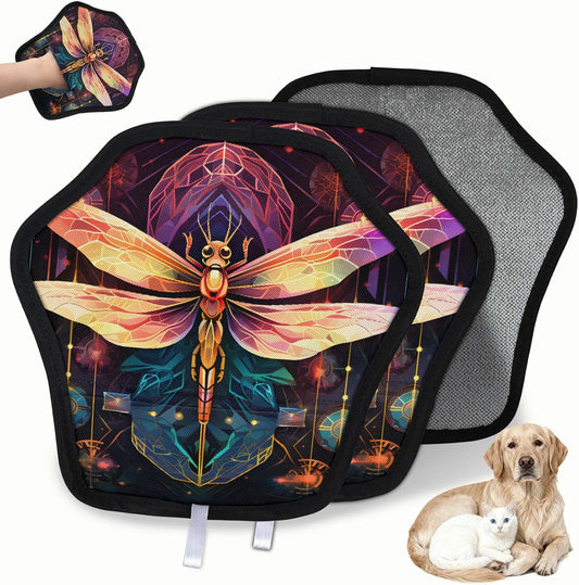 Cool Dragonfly 2Pcs Electrostatic Reusable Pet Hair Removal