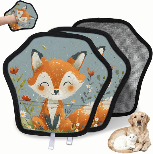 Pet Hair Removal Glove for Dogs Cats Reusable Washable Set